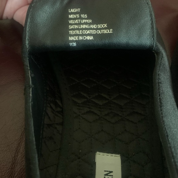 Steve Madden Men’s Black LAIGHT Slip-On Loafers Velvet & Satin; Size 10.5 main image 7